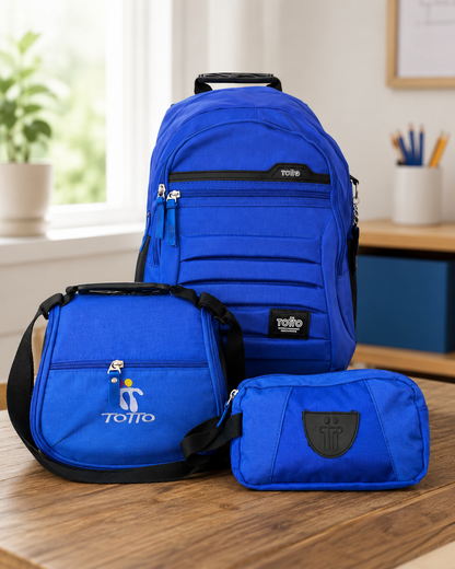 Morral Tipo Totto 3x1 – Incluye Lonchera + Cartuchera – Oferta Especial 85% OFF 🎁